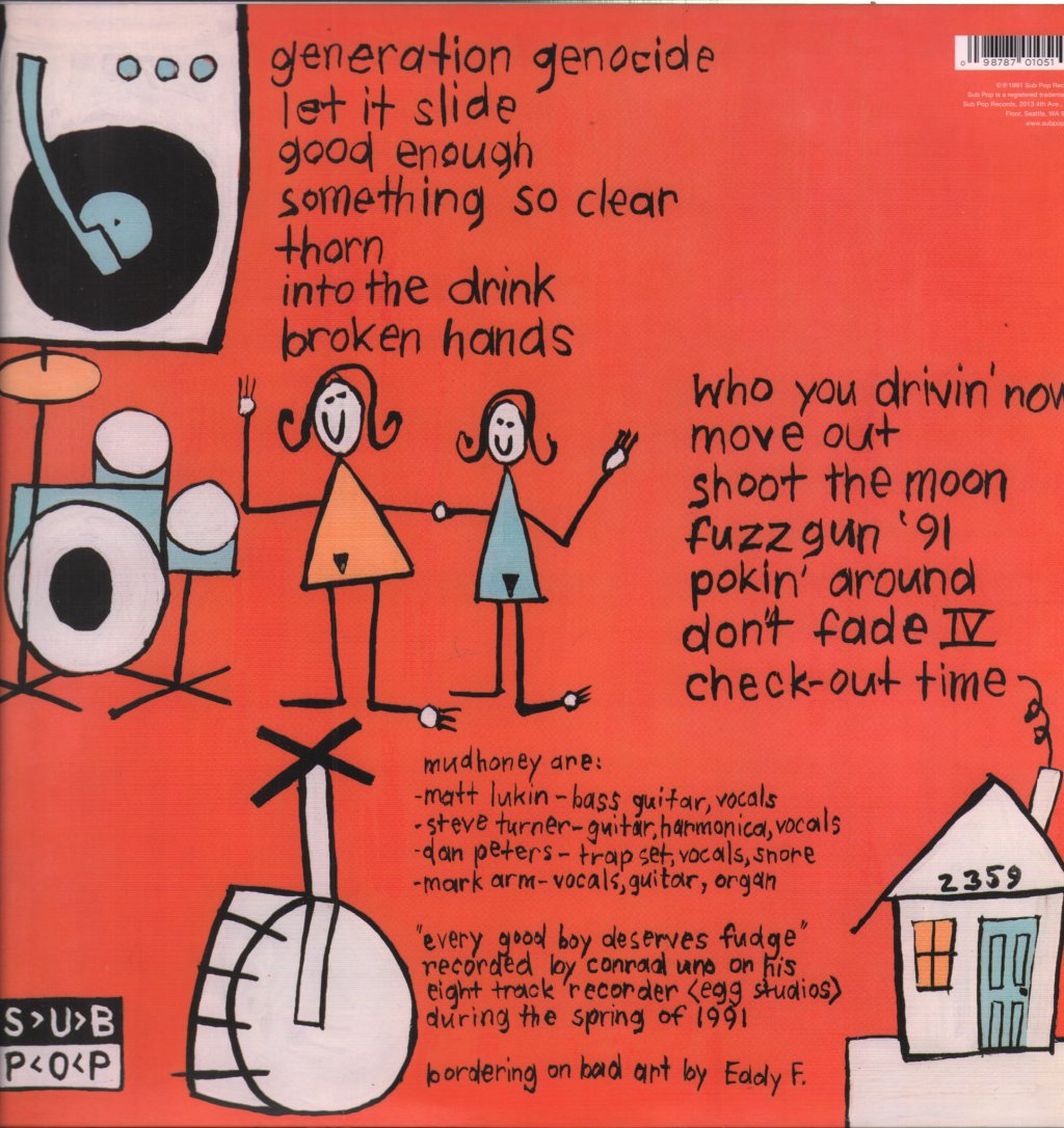 Mudhoney - Every Good Boy Deserves Fudge - Lp
