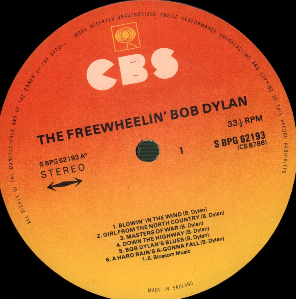 Bob Dylan - Freewheelin' Bob Dylan - Lp