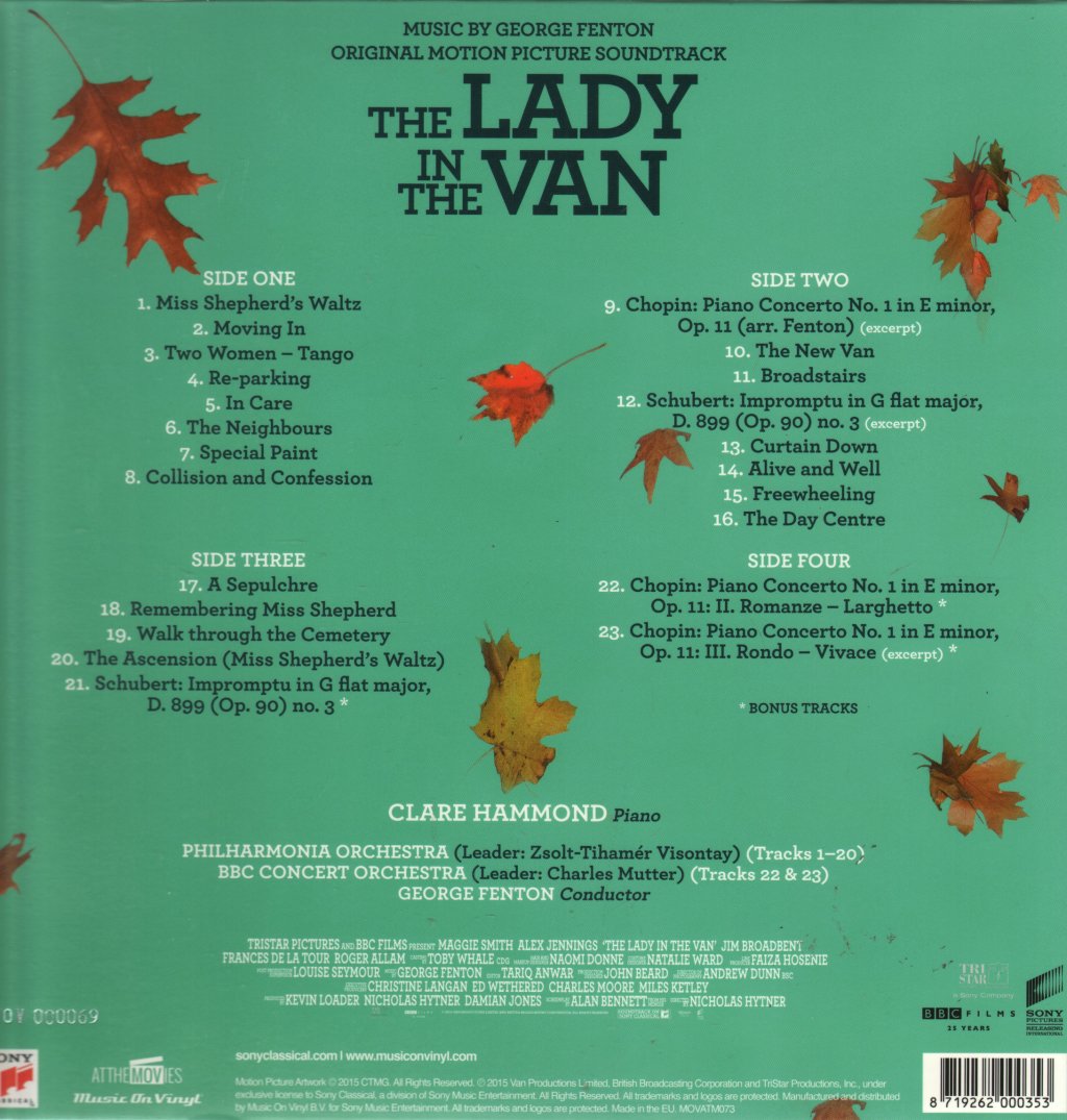 George Fenton - Lady In The Van (Original Motion Picture Soundtrack) - Double Lp