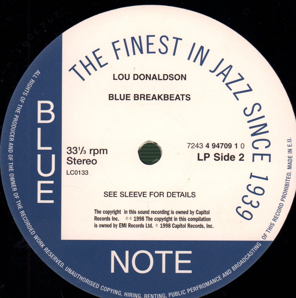 Lou Donaldson - Blue Breakbeats - Lp