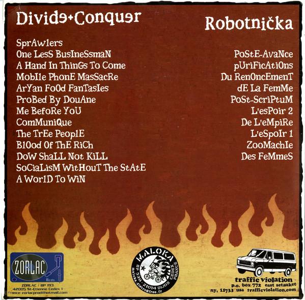 Robotnicka / Divide and Conquer - Split Lp - Lp
