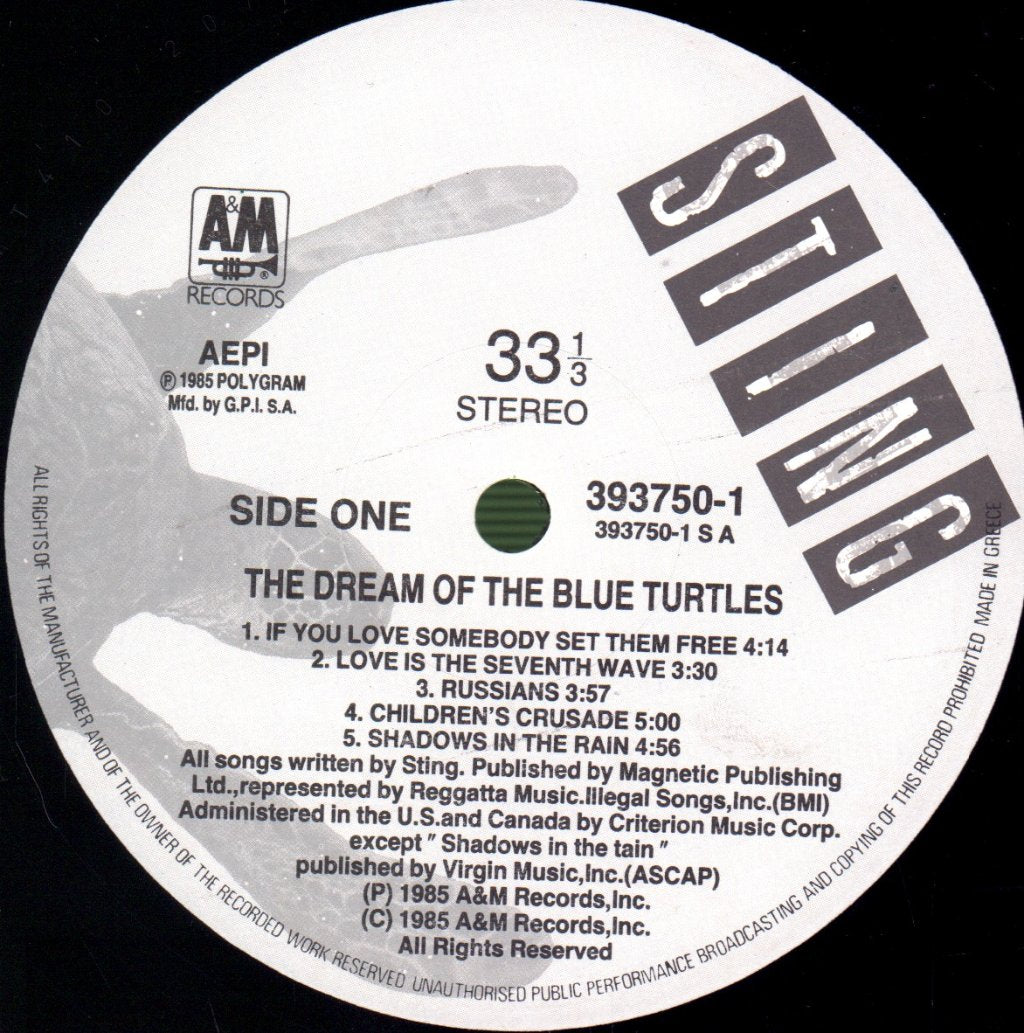Sting - Dream Of The Blue Turtles - Lp