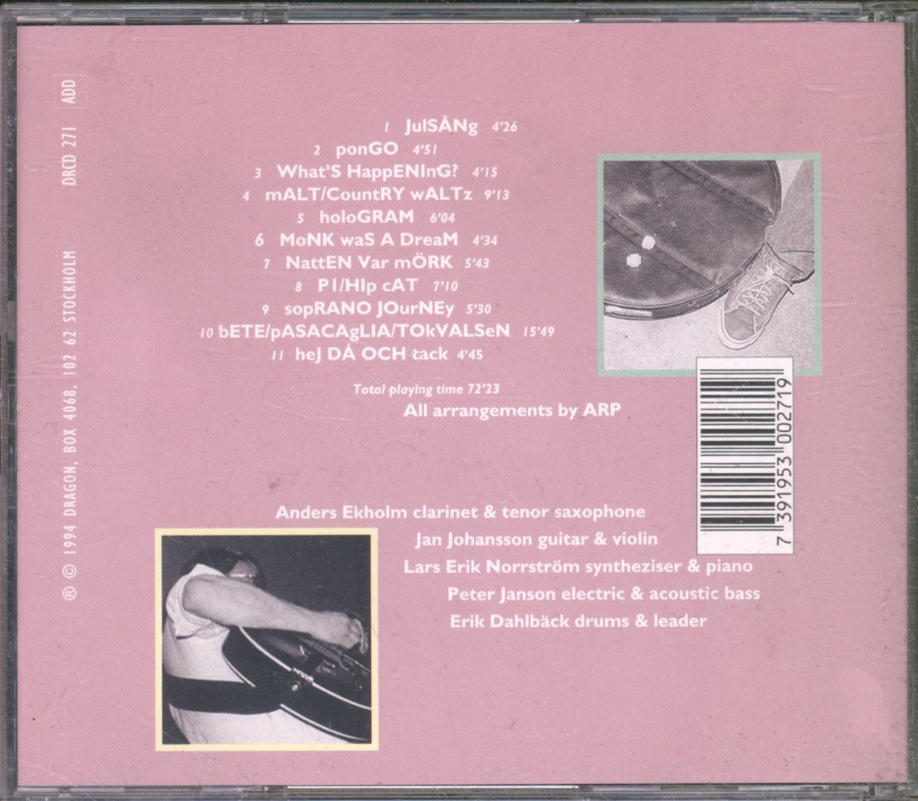 ARP (jazz/blues) - Muskel Svan Gunga - Cd