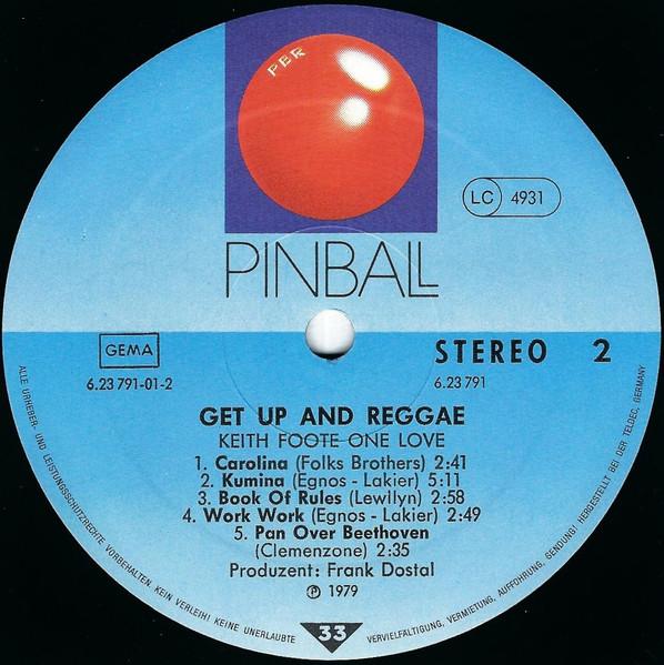 Keith Foote One Love - Get Up And Reggae - Lp