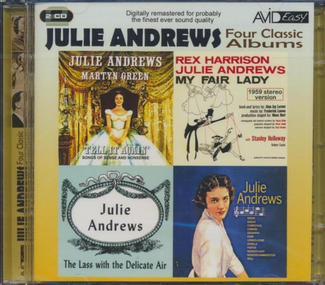 Julie Andrews - Four Classic Albums (My Fair Lady / Julie Andrews Sings / the Lass With the Delicate Air / Tell It Again) - Double Cd
