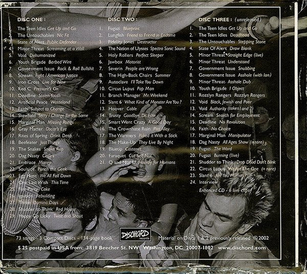 Various Artists - 20 Years Of Dischord 1980-2000 - Cd Box Set