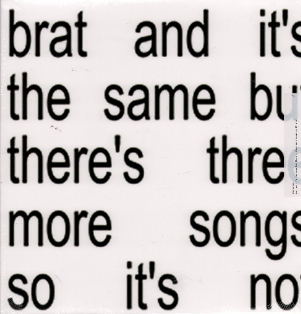 Charli XCX - Brat and It's the Same But There's Three More Songs So It's Not - Double Lp