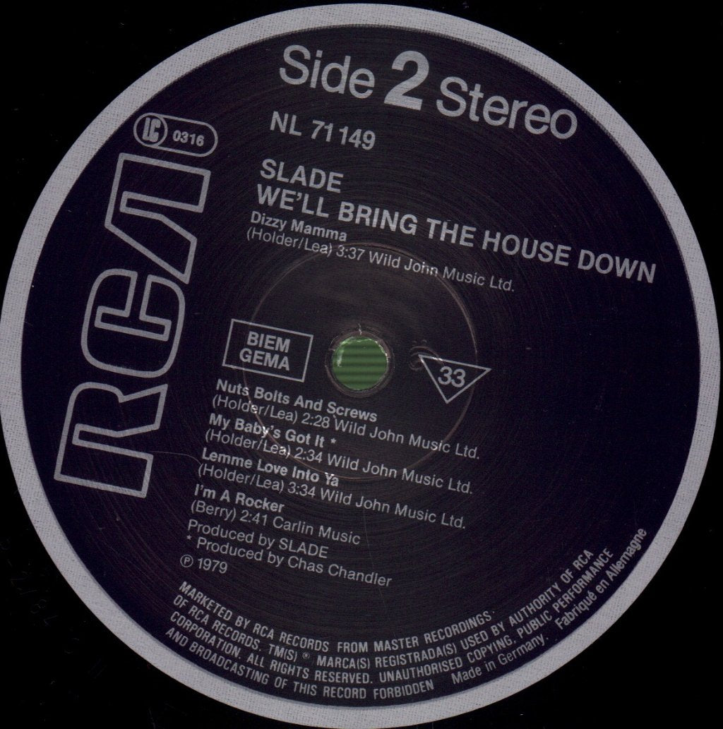 Slade - We'll Bring The House Down - Lp