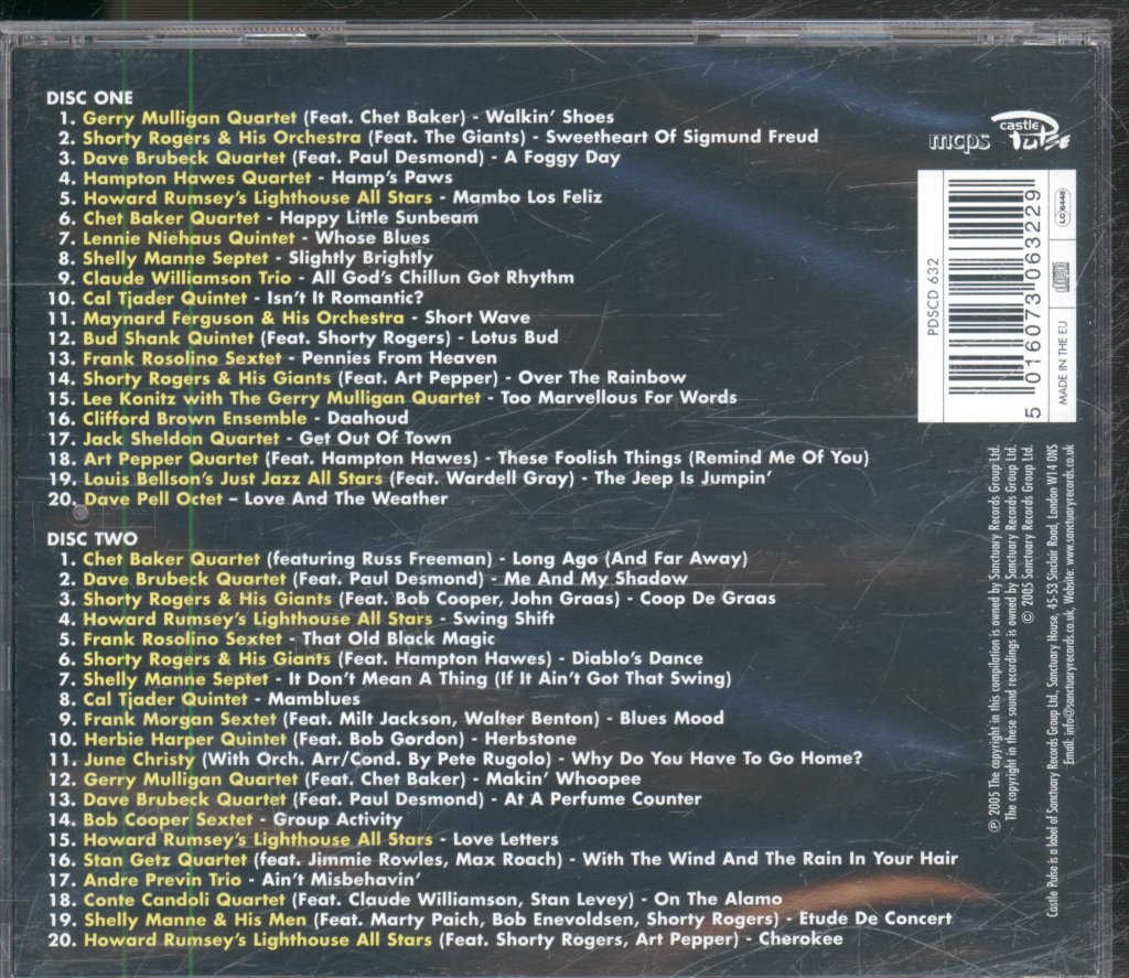 Various Artists - West Coast Jazz - Double Cd