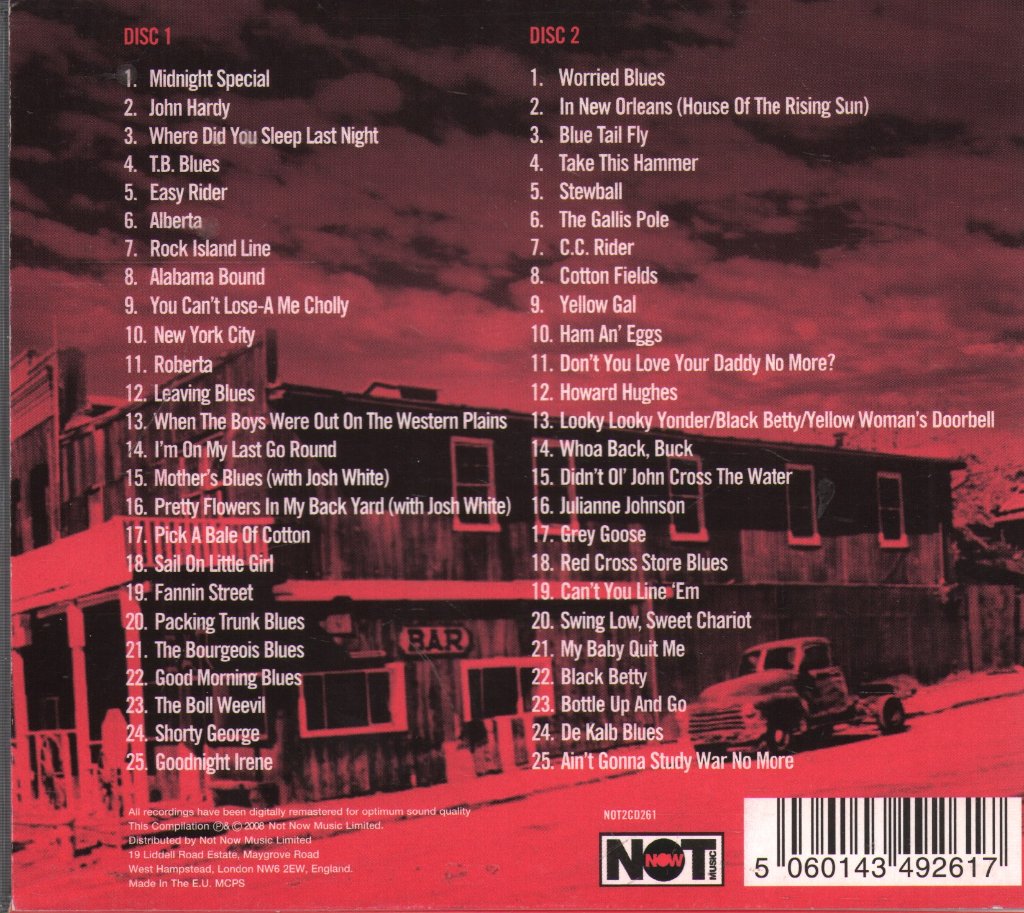 Leadbelly - Definitive Lead Belly - Double Cd