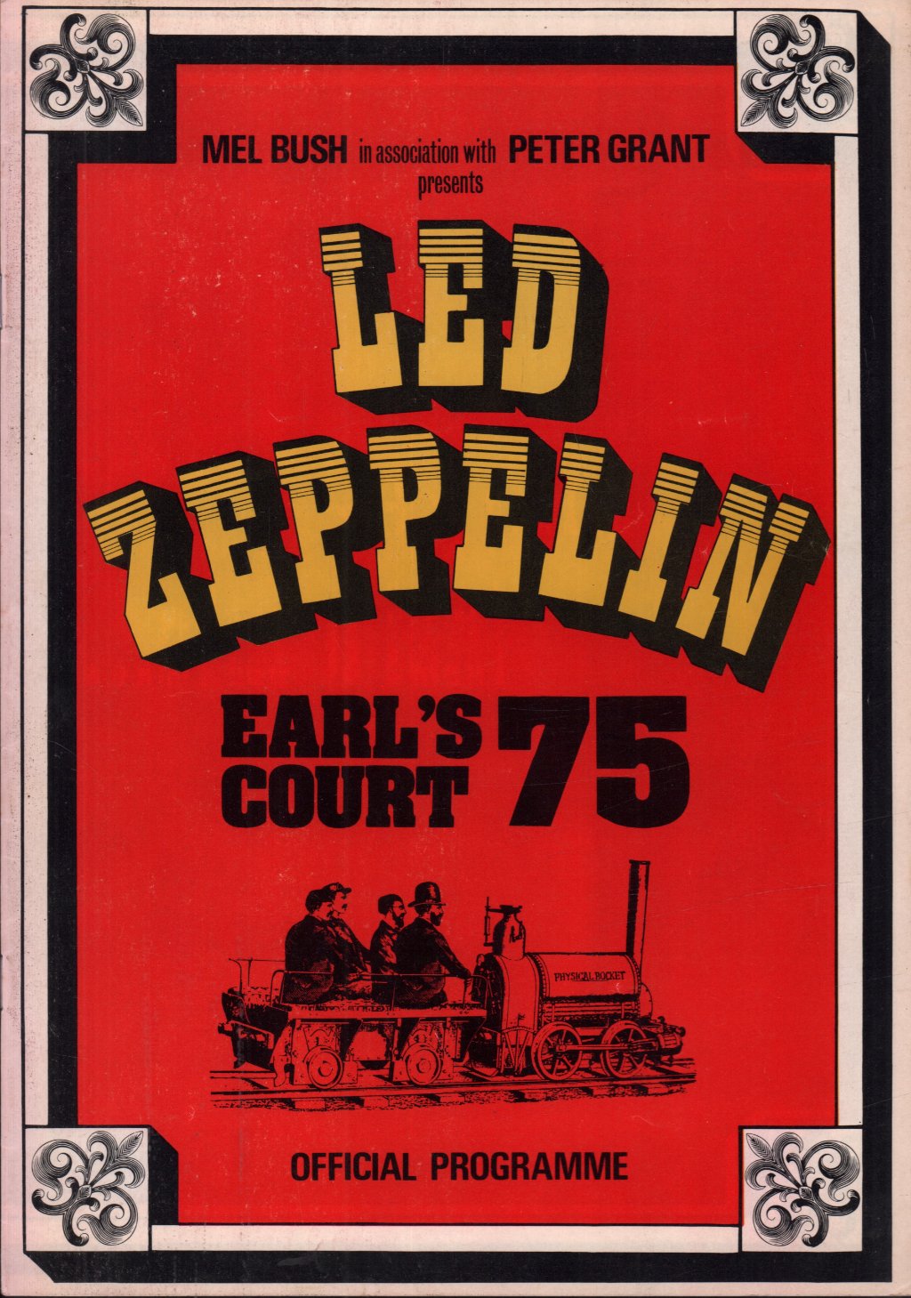 Led Zeppelin - Earl's Court 75 - Tour Programme