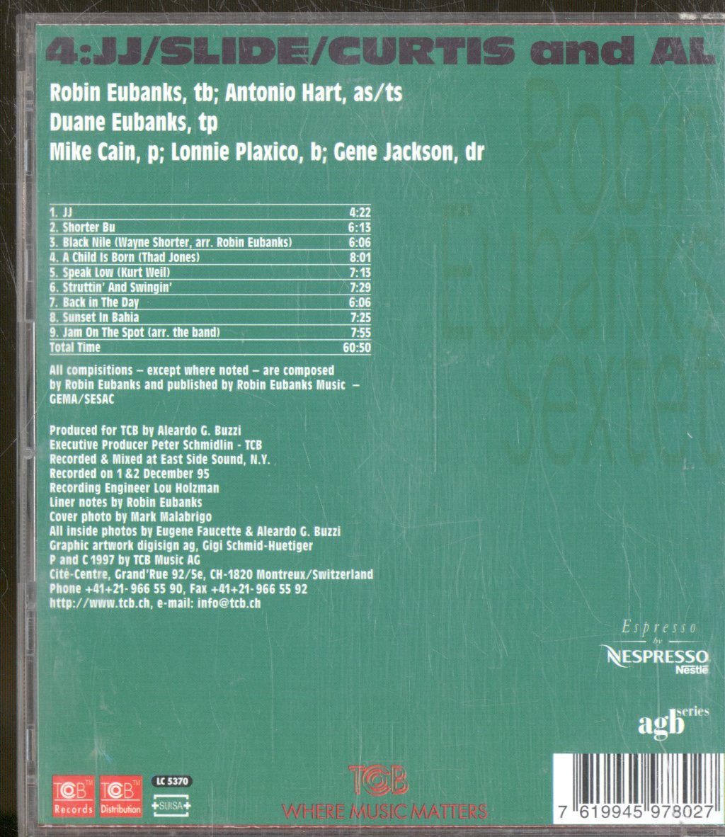 Robin Eubanks Sextet - 4: JJ/Slide/Curtis And Al - Cd