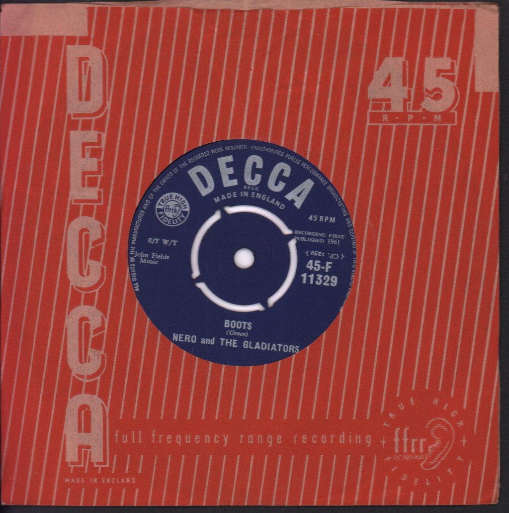 Nero And The Gladiators - Entry Of The Gladiators - 7 Inch