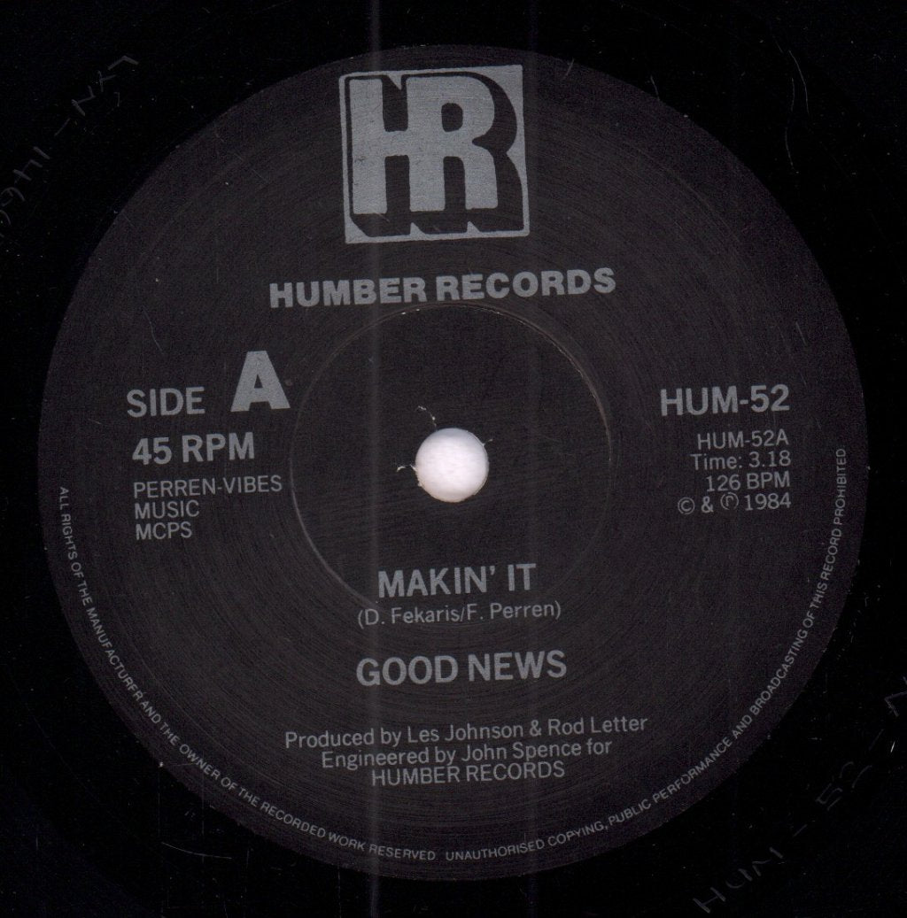Good News (80'S Pop Group) - Makin' It - 7 Inch