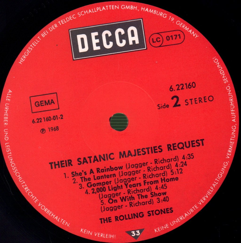 Rolling Stones - Their Satanic Majesties Request - Lp
