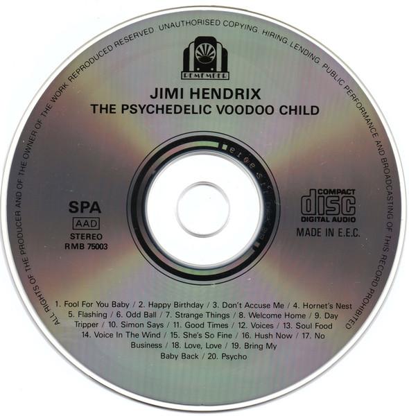 Jimi Hendrix - Psychedelic Voodoo Child - Cd