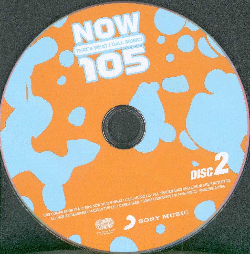 Various Artists - Now That's What I Call Music! 105 - Double Cd