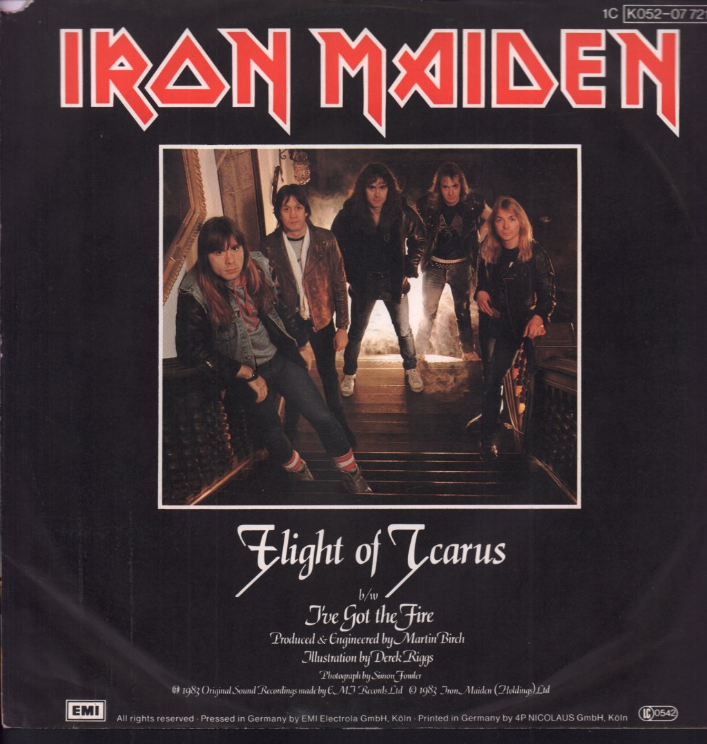 Iron Maiden - Flight Of Icarus - 12 Inch