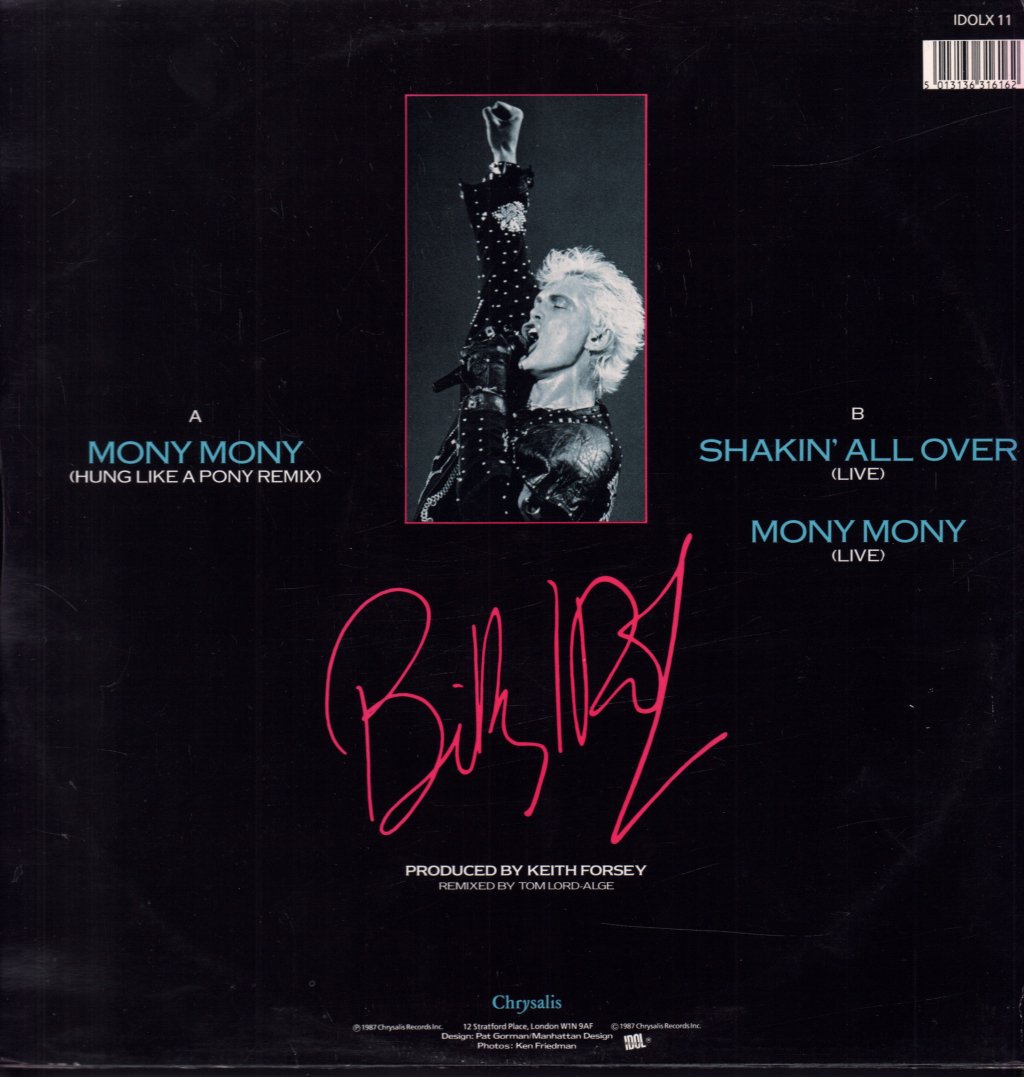 Billy Idol - Mony Mony - 12 Inch