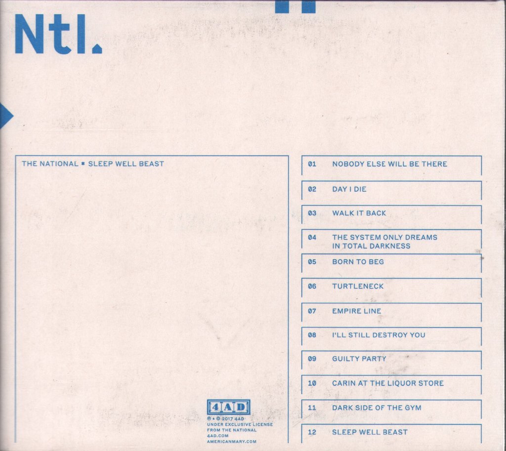 National - Sleep Well Beast - Cd
