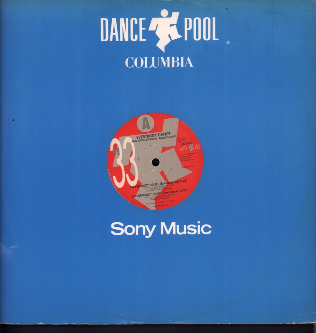 Sake Stabs Starring Pavesi Sound - Everybody Dance - 12 Inch