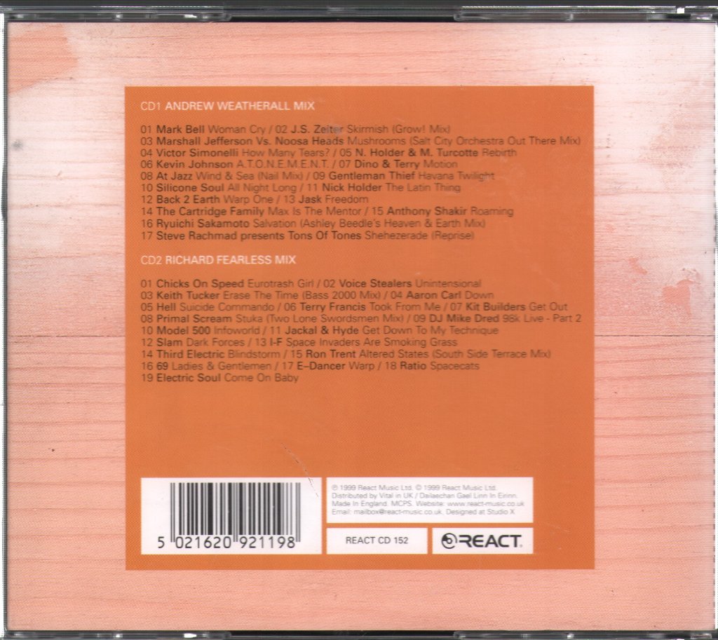 AndrewWeatherall & Richard Fearless - Live At The Social Volume 3 - Double Cd
