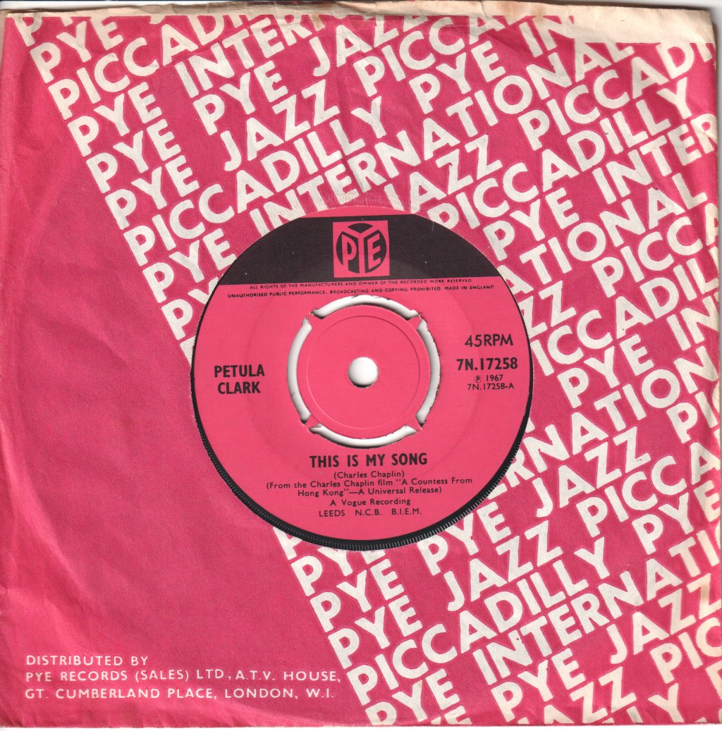 Petula Clark - This Is My Song - 7 Inch