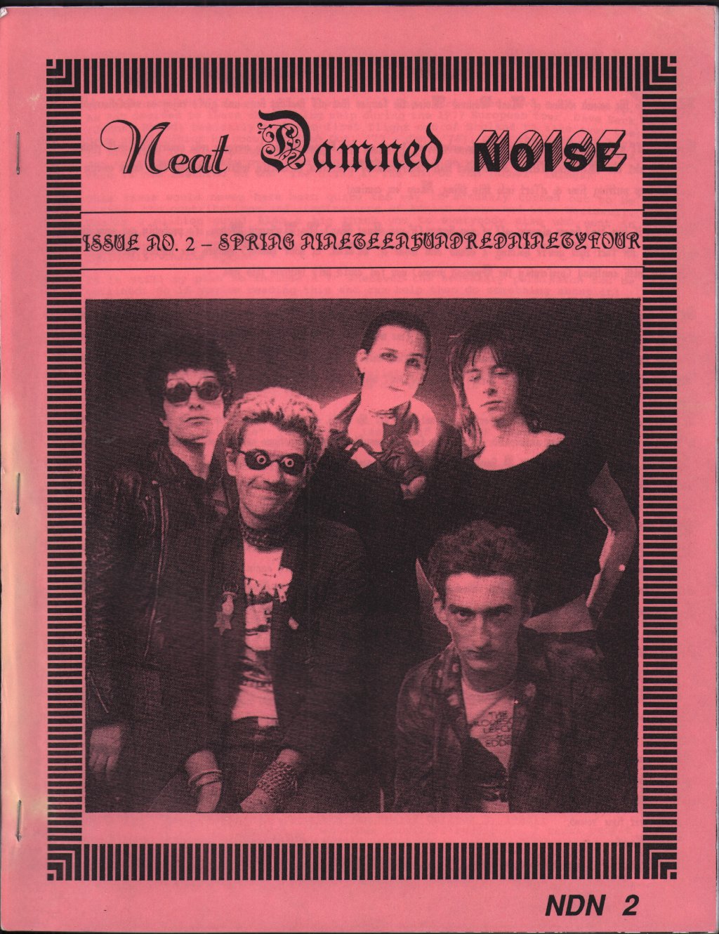 Damned - Neat Damned Noise Issue 2 - Fanzine