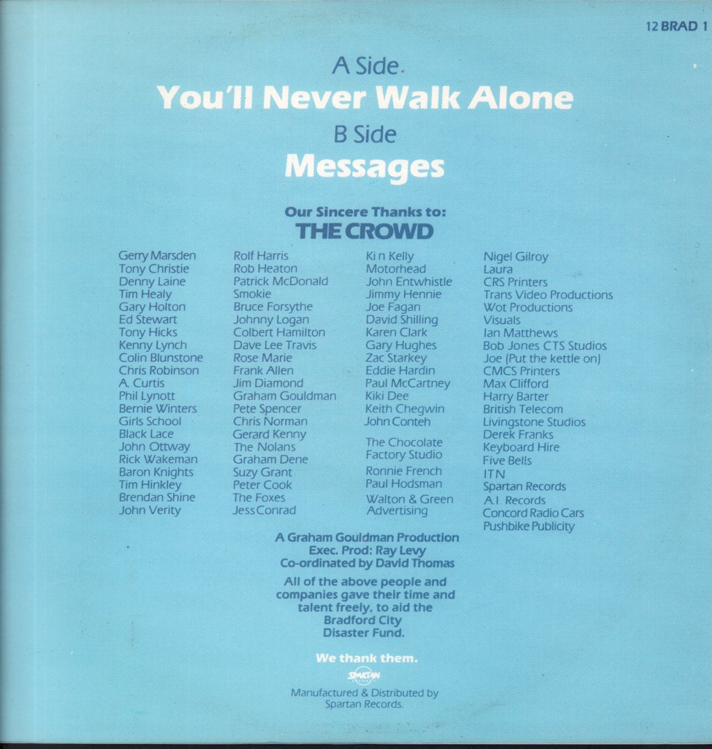 Crowd (Charity Release) - You'll Never Walk Alone - 12 Inch