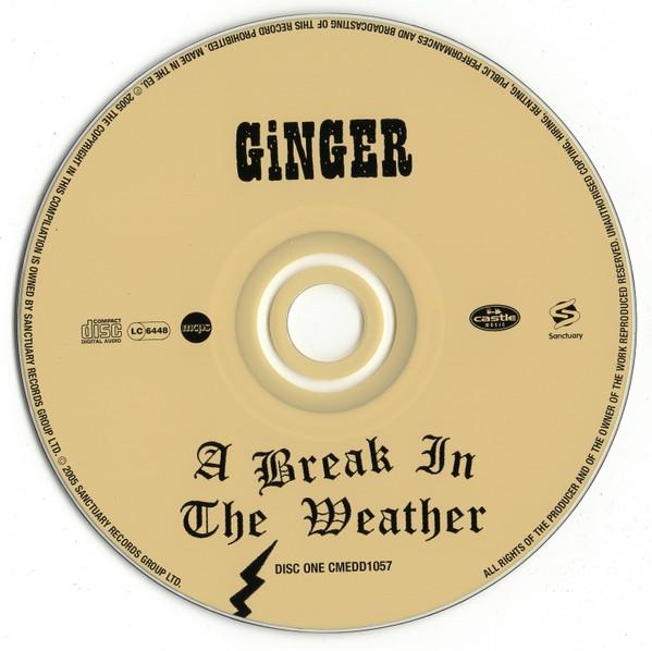 Ginger (Ex Wildhearts) - A Break In The Weather - Double Cd