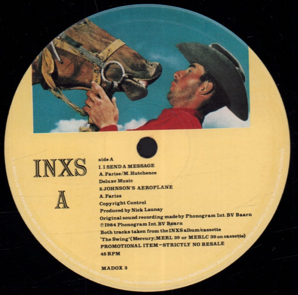 INXS - I Send A Message - 12 Inch