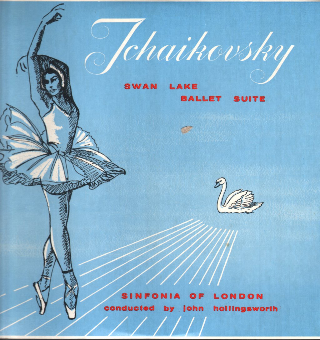 Sinfonia Of London / John Hollingsworth - Tchaikovsky - Swan Lake - Ballet Suite - Lp