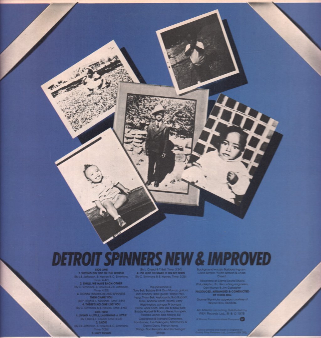 Detroit Spinners - New And Improved - Lp