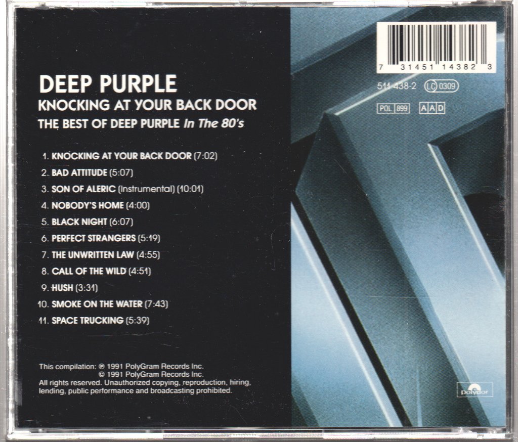 Deep Purple - Knocking At Your Back Door - Cd
