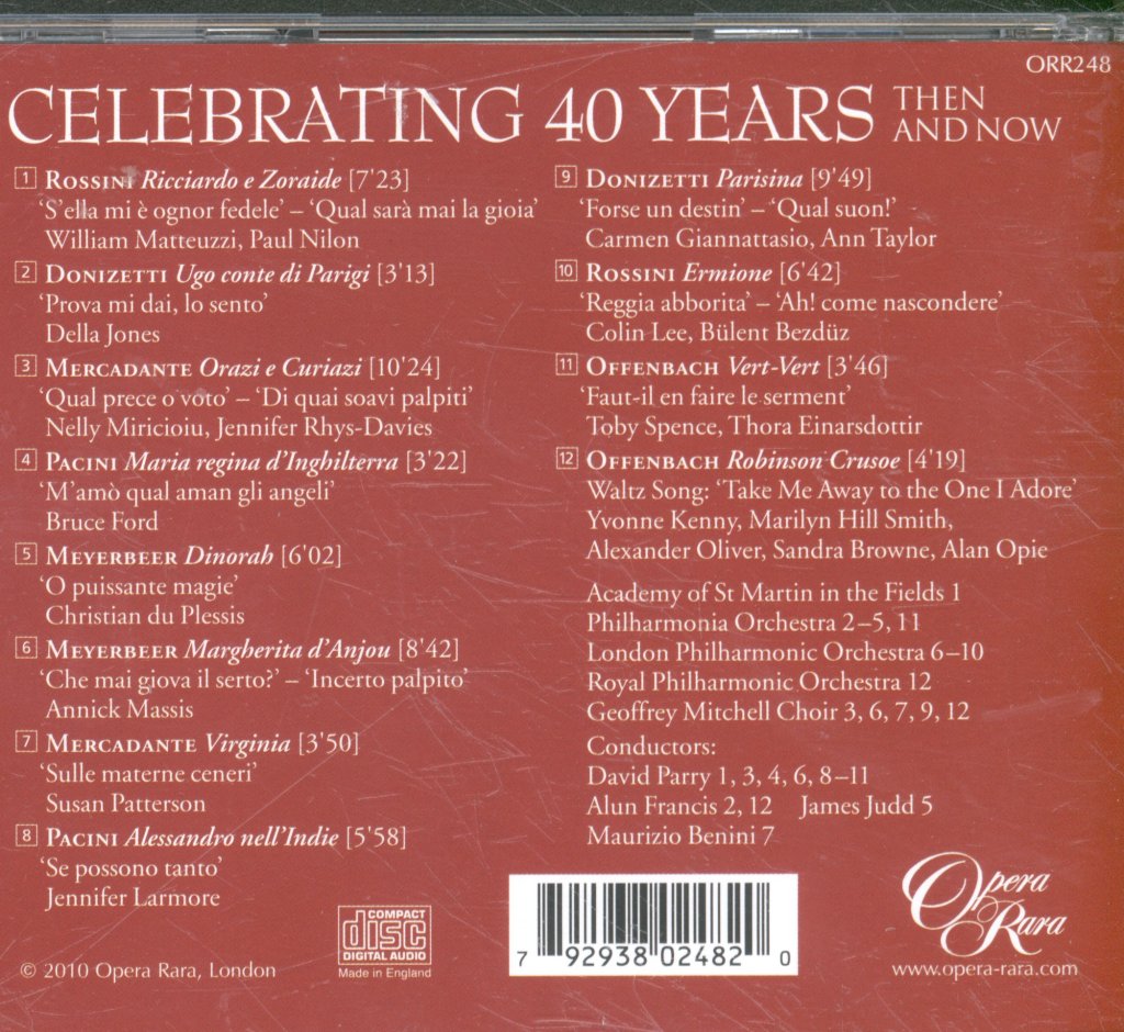 Various Artists - Celebrating 40 Years - Then And Now - Cd