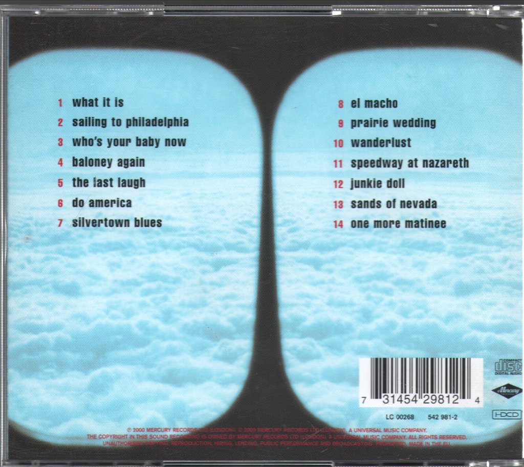 Mark Knopfler - Sailing To Philadelphia - Cd