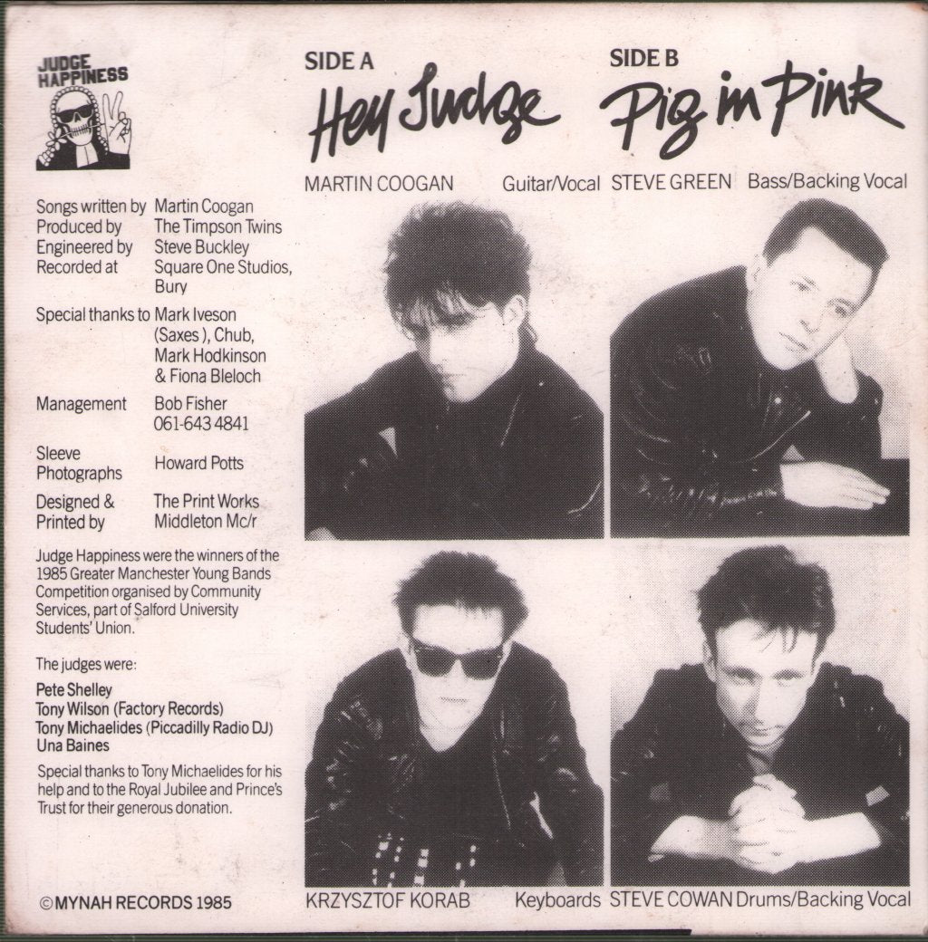 Judge Happiness - Hey Judge - 7 Inch