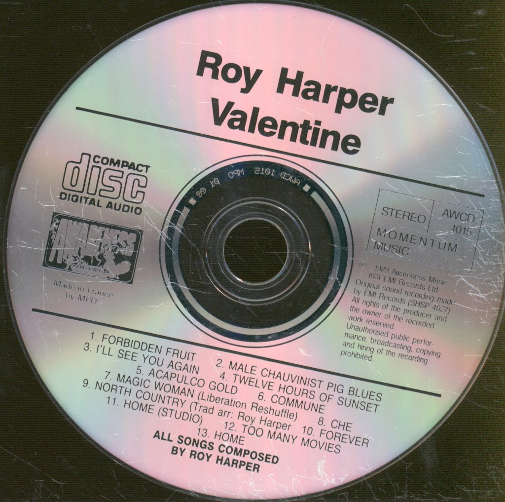 Roy Harper - Valentine - Cd