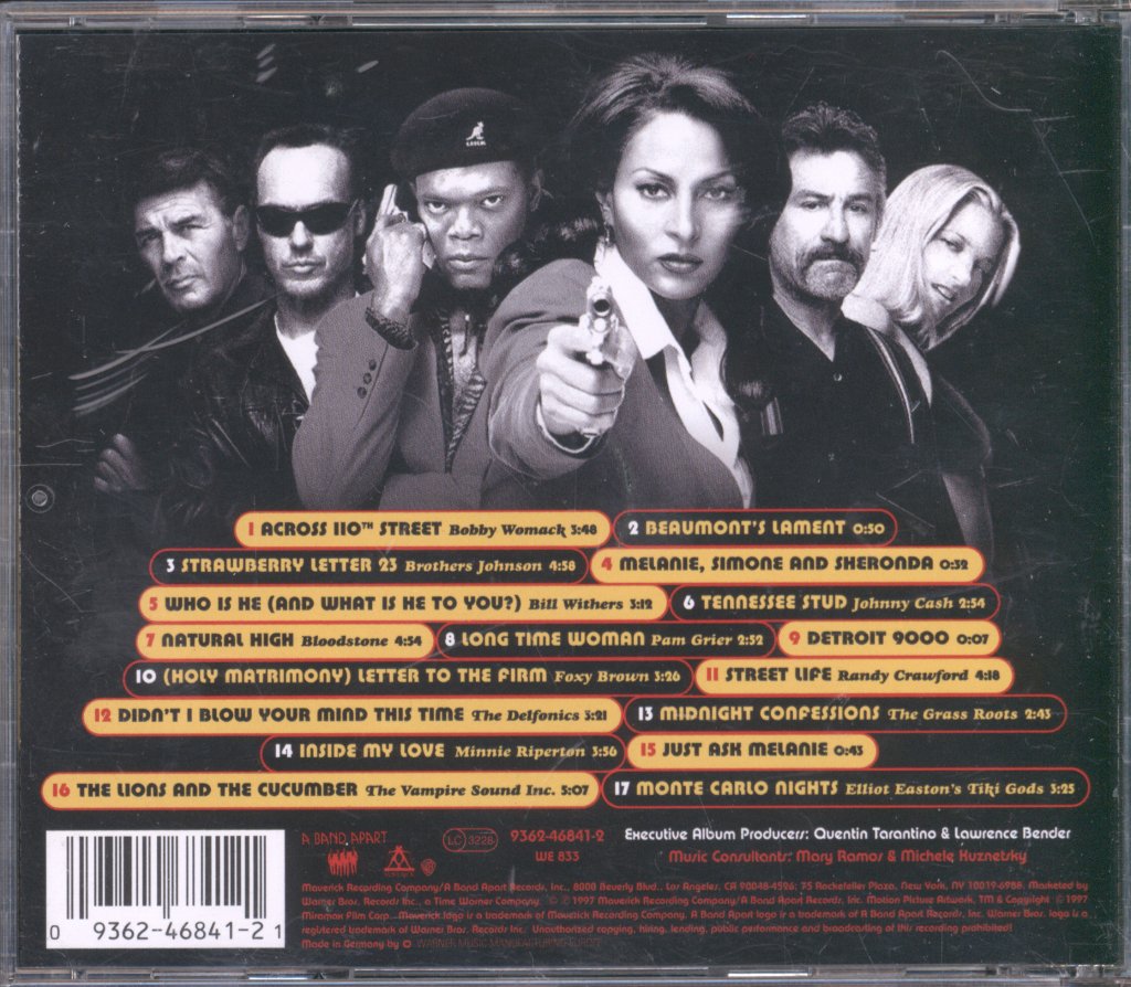 Various Artists - Jackie Brown (Music From The Miramax Motion Picture) - Cd