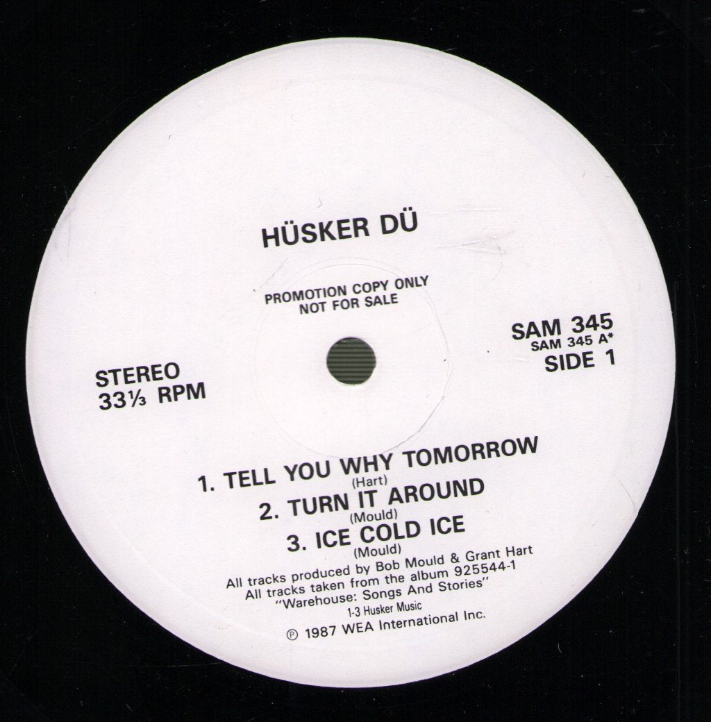 Hüsker Dü - Tell You Why Tomorrow - 12 Inch