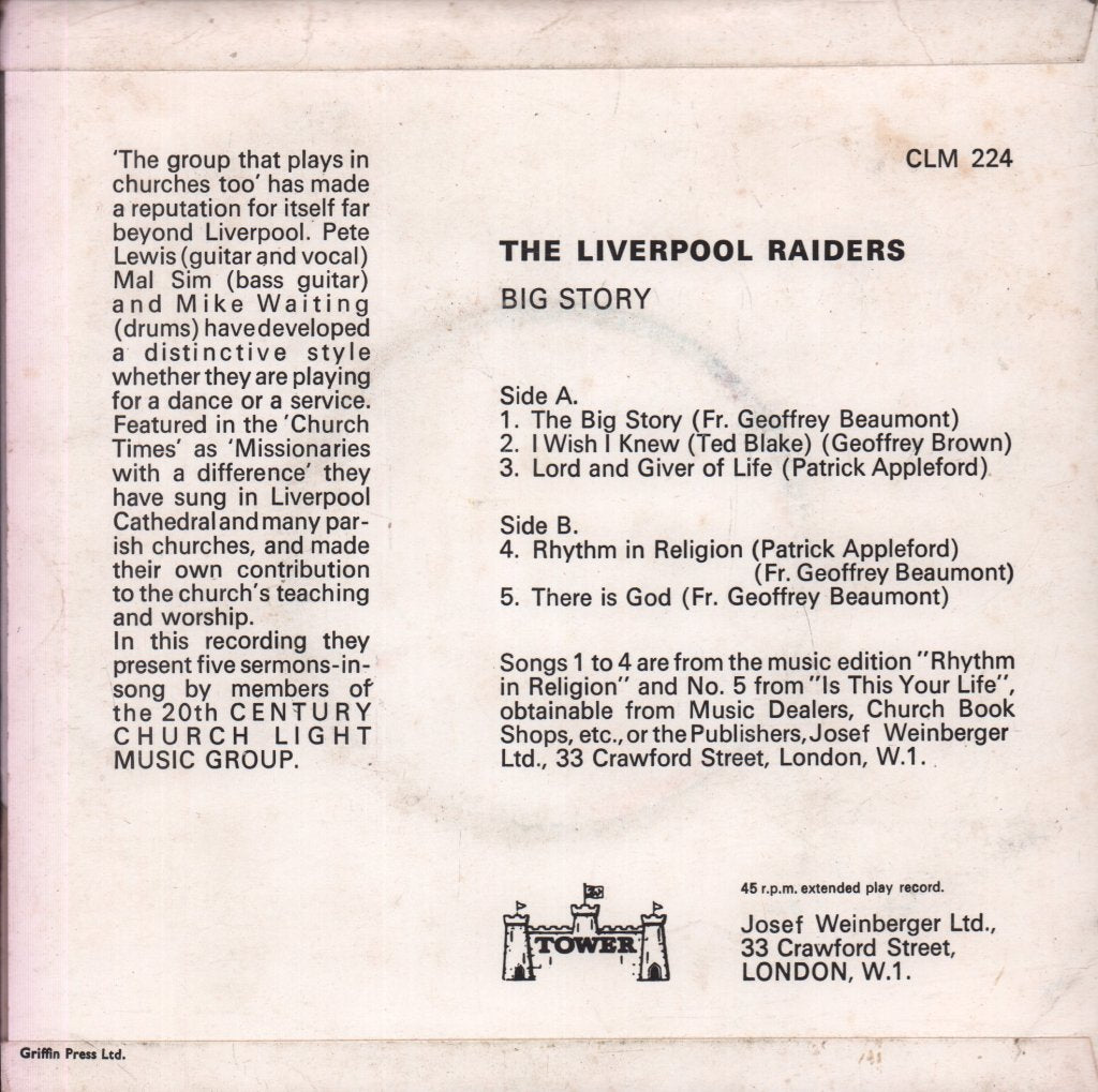 Liverpool Raiders - Big Story - 7 Inch