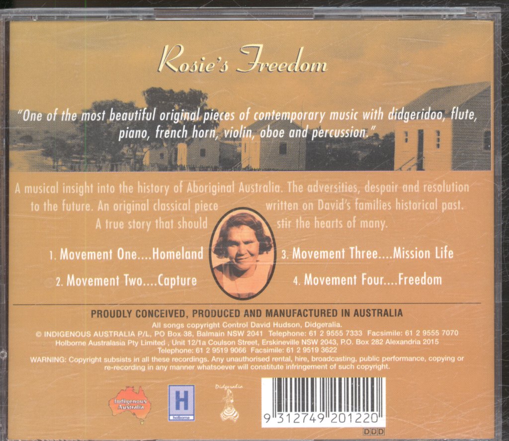 David Hudson - Rosie's Freedom - Cd