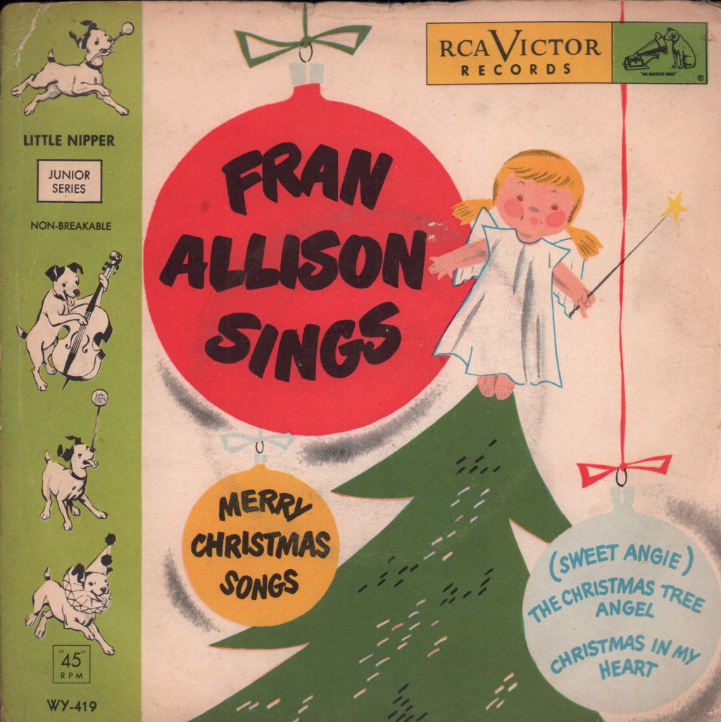 fran allison - merry christmas songs - 7 Inch