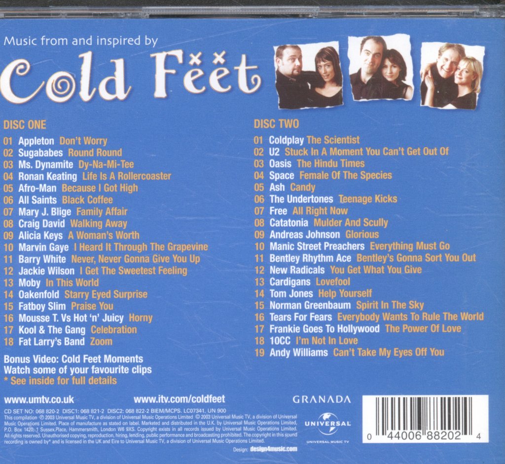 Various Artists - Very Best Of Cold Feet - Double Cd