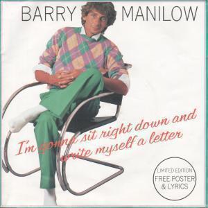 Barry Manilow - I'm Gonna Sit Right Down And Write Myself A Letter - 7 Inch