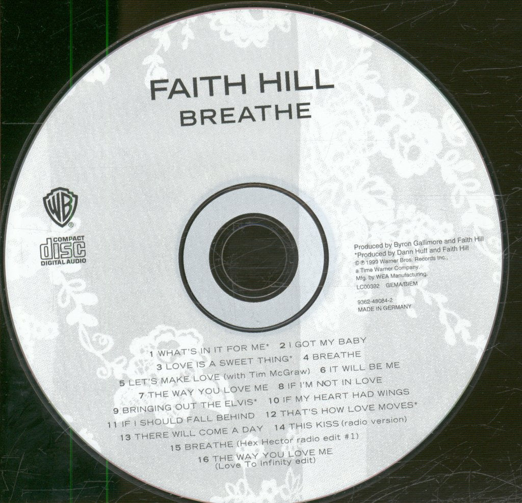 Faith Hill - Breathe - Cd
