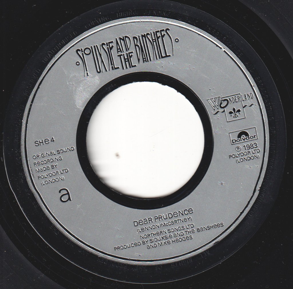 Siouxsie & The Banshees - Dear Prudence - 7 Inch