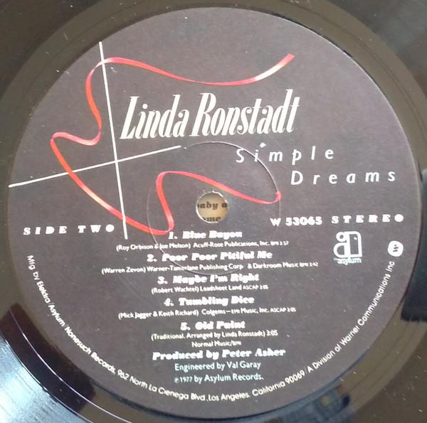 Linda Ronstadt - Simple Dreams - Lp