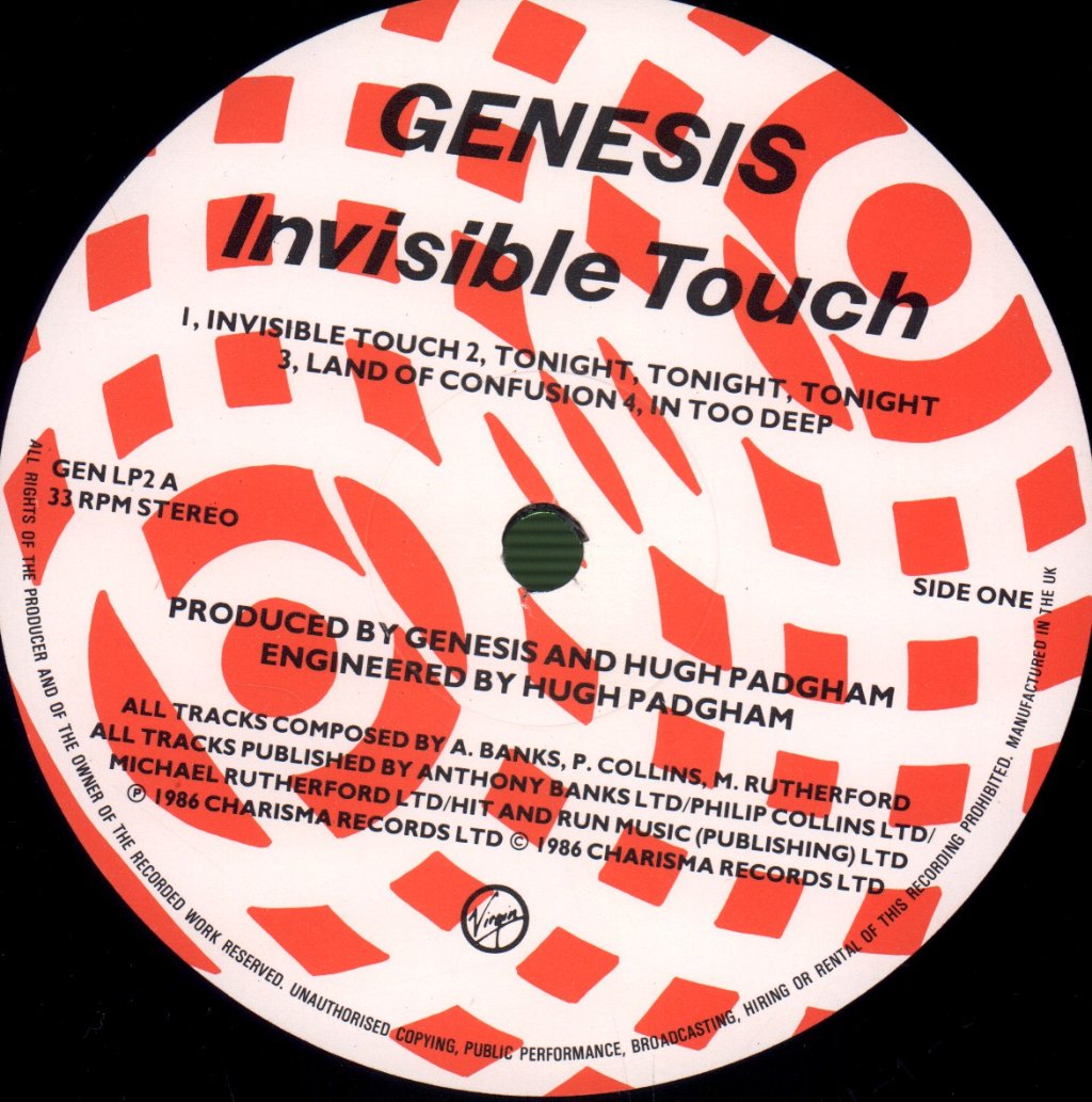 Genesis - Invisible Touch - Lp