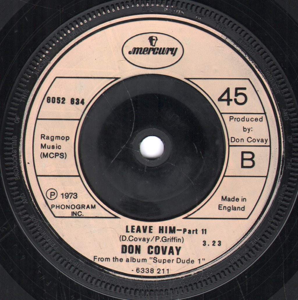Don Covay - It's Better To Have - 7 Inch